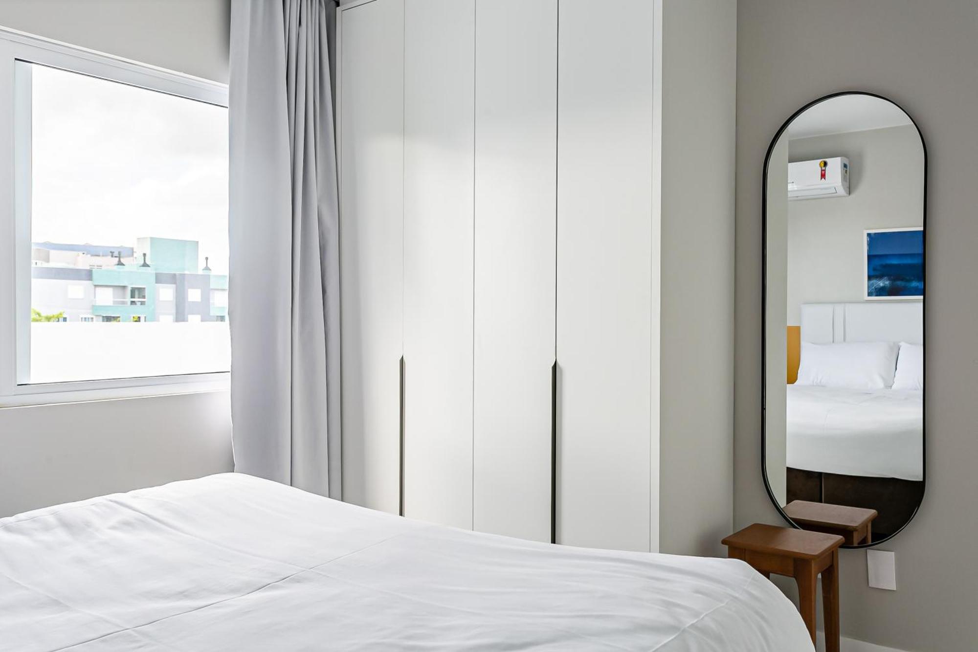 Predio Com Apartamentos Completos, Com Piscina E A Passos Da Praia - Agua Marinha Florianópolis Екстериор снимка